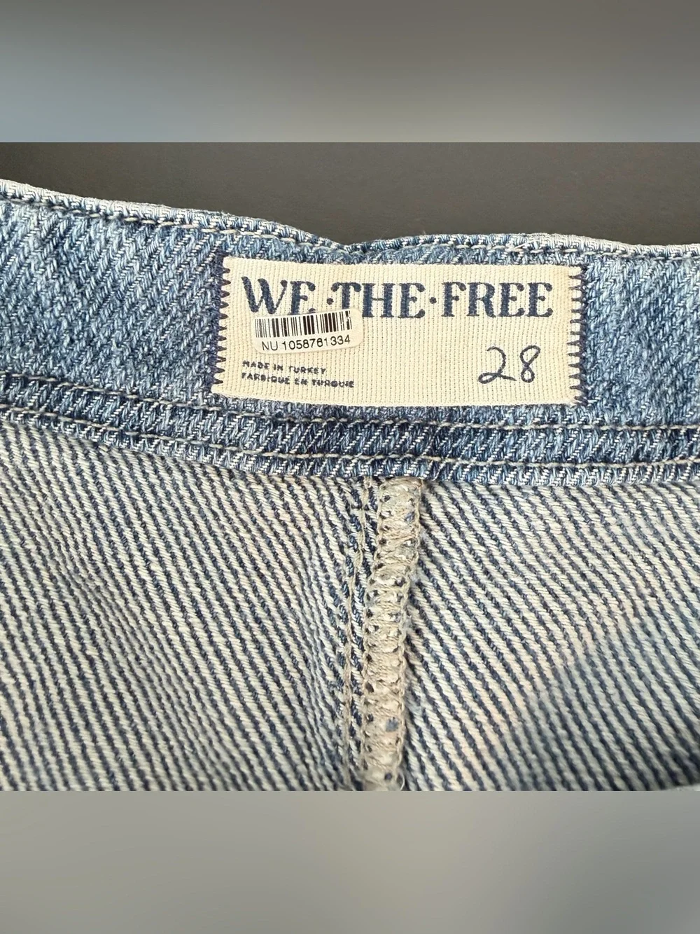 We The Free Osaka Relaxed Shorts Baggy Slouchy Button Fly Size 28